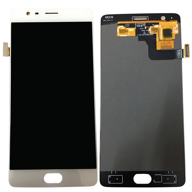 5 "OLED ЖК-дисплей с рамкой для OnePlus 3 3T A3000 A3003 A3010 дисплей сенсорным экраном