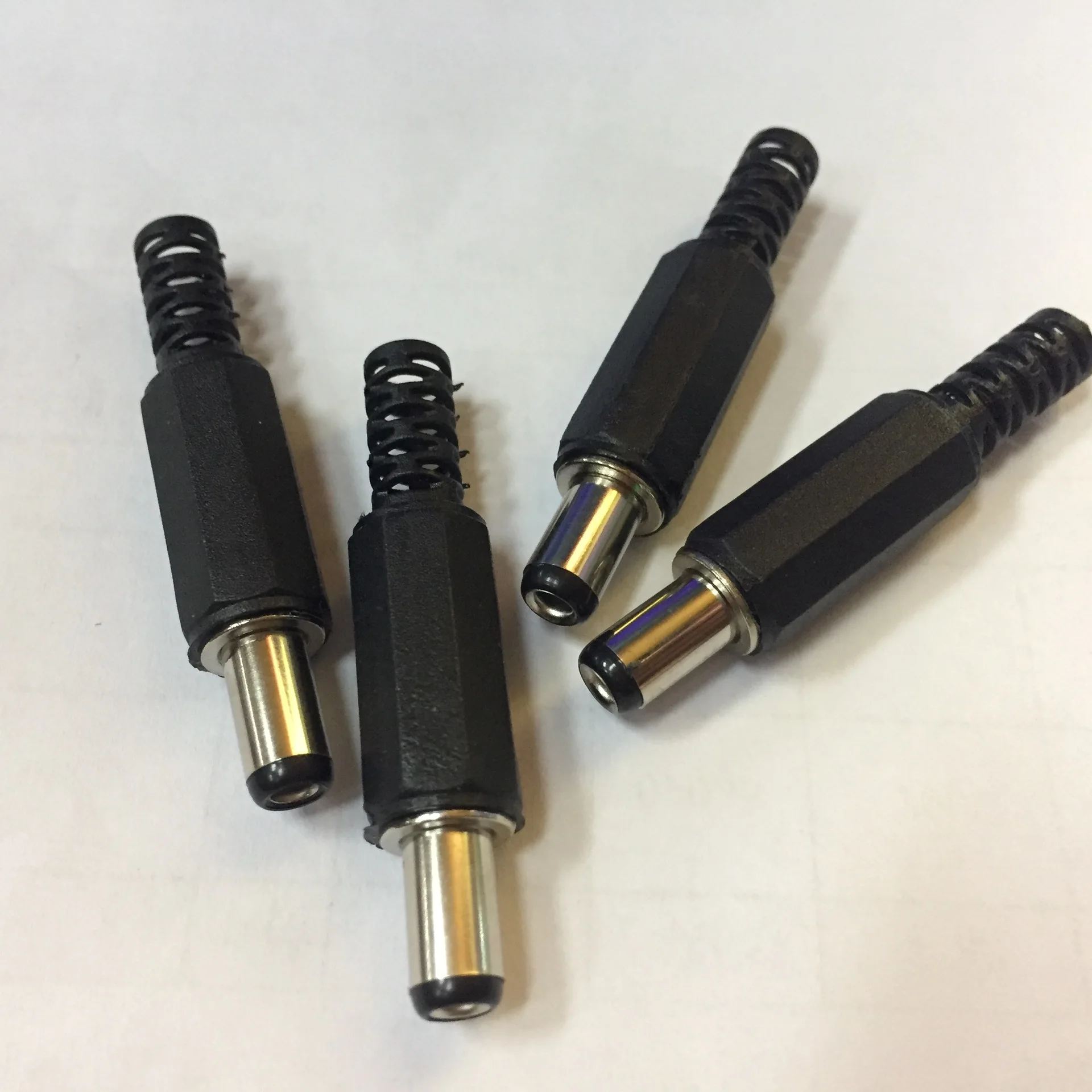 20Pcs 5.5x2.5mm Male DC In-Line Plug Socket Jack Connector Adapter Plastic Cover | Connectors