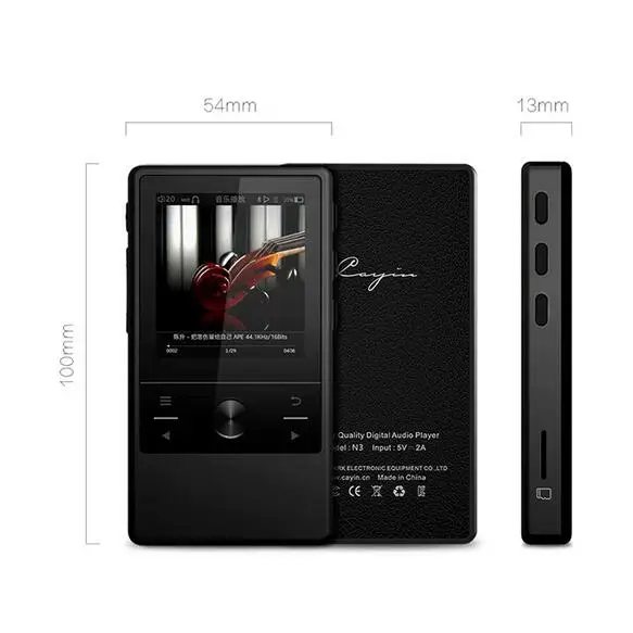 Cayin N3 DAC Loseless портативный музыкальный плеер Bluetooth 4 0 Apt-x Hifi DSD MP3 FLAC Поддержка 256 DOP CTIA