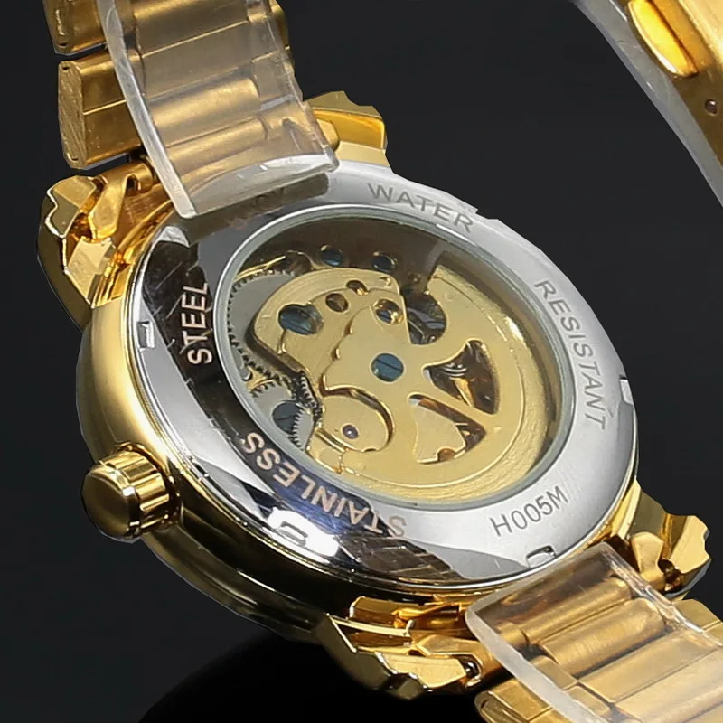 Часы мужские механические Автоматические золотистые 2016 | Наручные часы