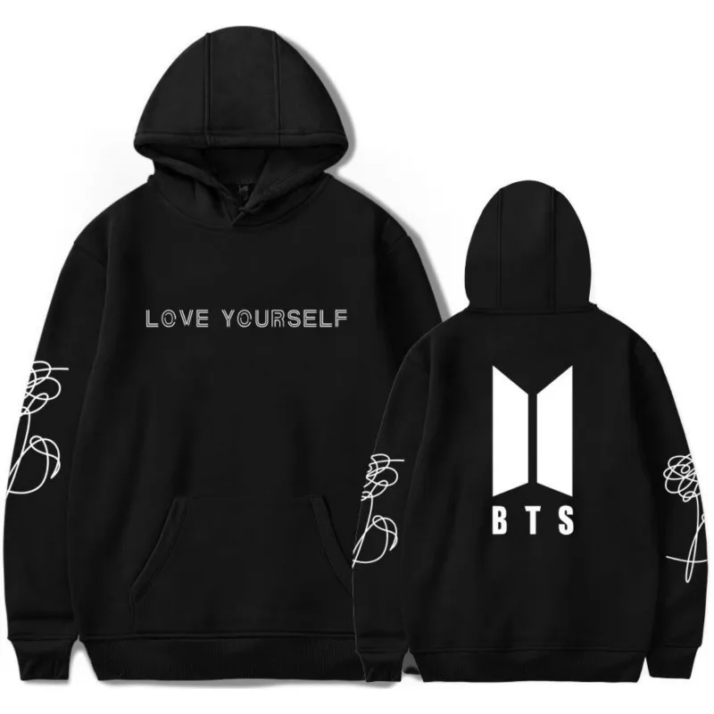 Kpop Amor Usted Mismo Harajuku Sudadera Bangtan Boys Moda Hoodies 2018 Autumn New Style | Мужская одежда