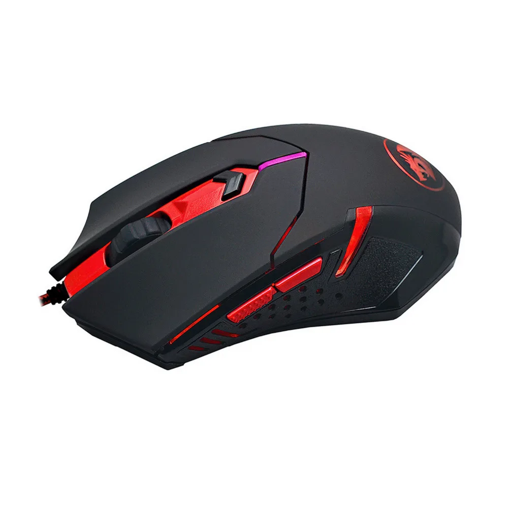 Проводная игровая мышь Redragon M601 CENTROPHORUS 3200 DPI эргономичный дизайн для компьютерных