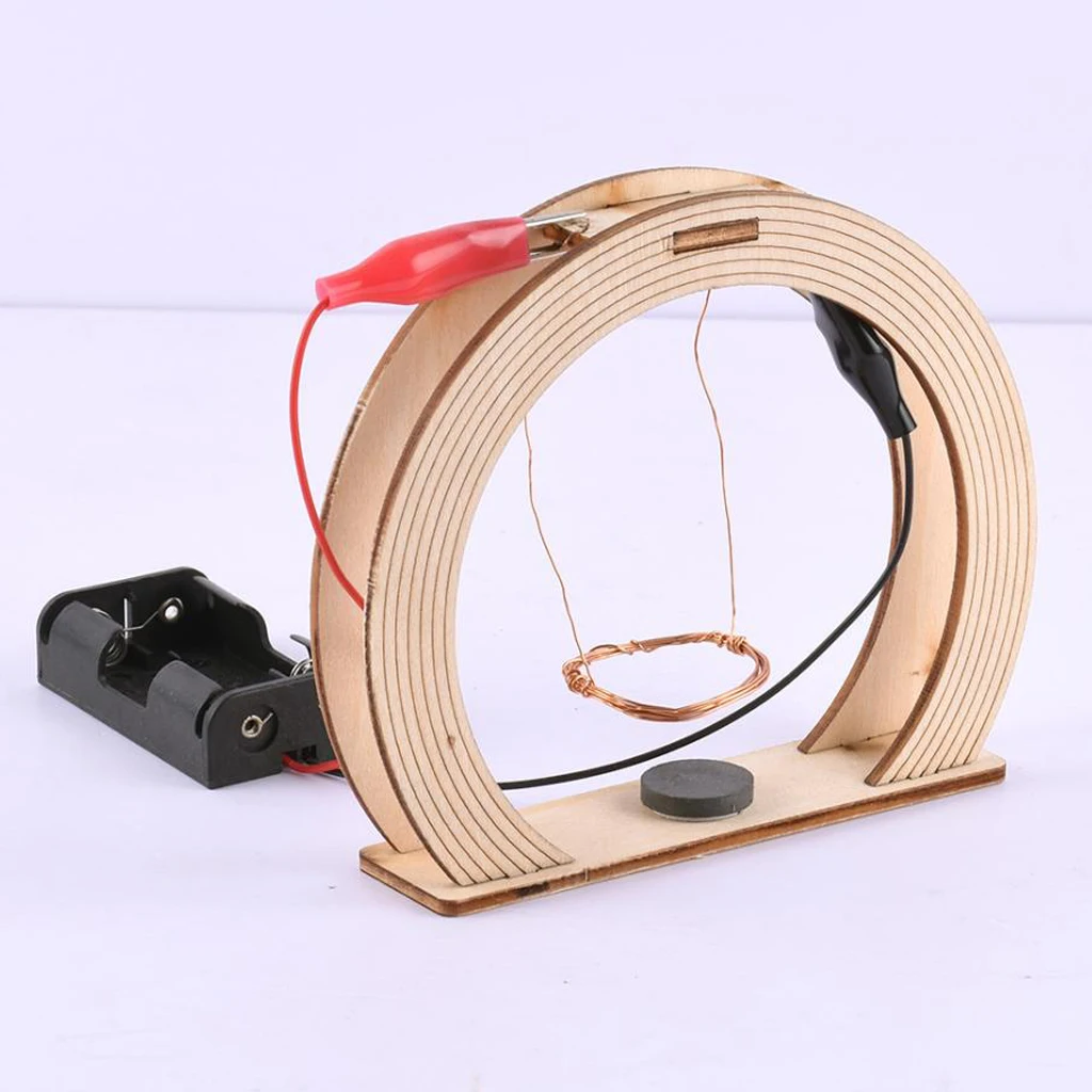 Деревянный DIY Science электромагнитный игрушечный эксперимент наборы для