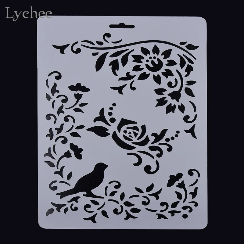 DIY слойный трафарет Маскировочный спрей альбом для декоративного тиснения