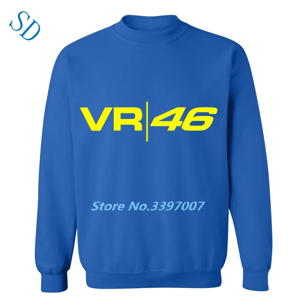Новый Дизайн 2018vr 46 мотоцикл новый 3D Для мужчин с длинным sleeve100 % хлопок толстовка