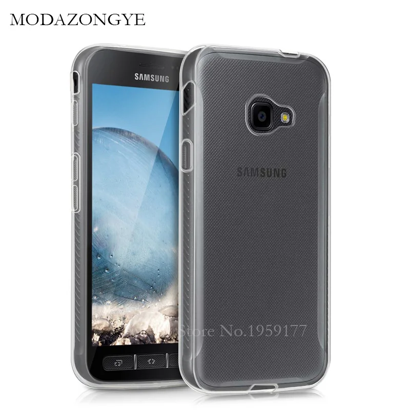 Оригинальный мягкий чехол для Samsung Galaxy Xcover 4 силиконовая задняя крышка телефона