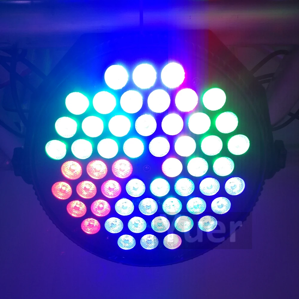 4 шт./лот LED RGB 3в1 диско свет танцевальный прожектор для вечеринки сценический