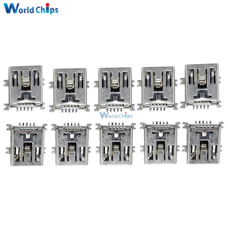 

20PCS Mini USB SMD 5 Pin Female Mini B Socket Contor Plug