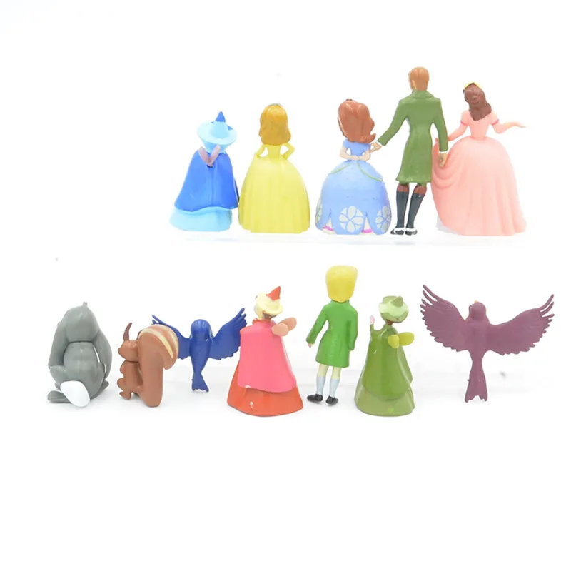 Disney 12 шт./компл. София первая Принцесса ПВХ фигурка игрушки кукла подарок на день