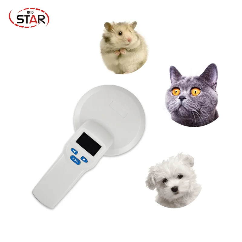 ISO FDX-B 134 2 кГц Pet RFID считыватель чипов OLED дисплей портативный сканер микрочипов