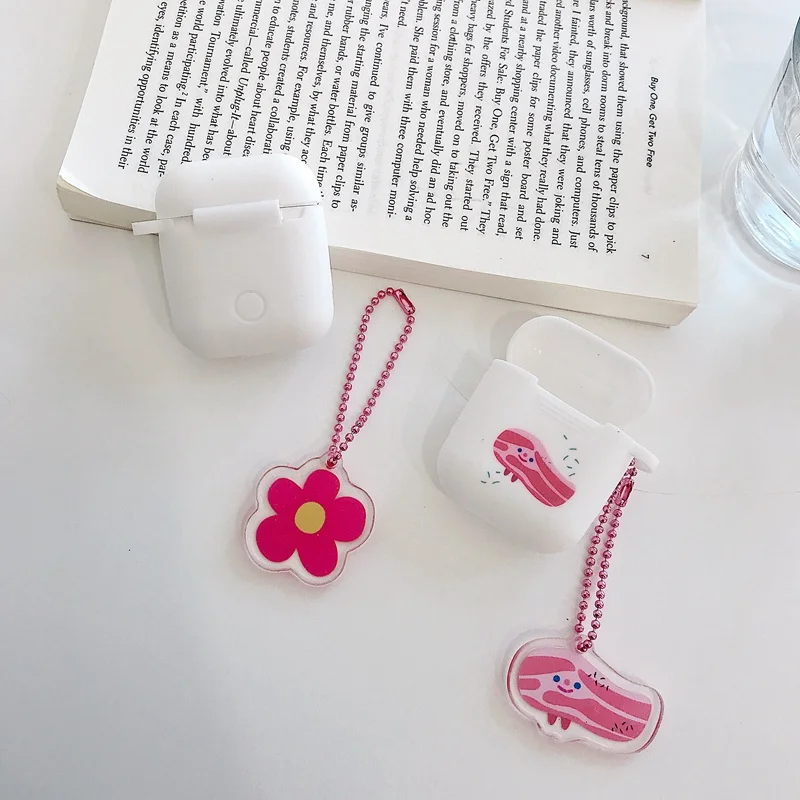 Чехол с мультяшной улыбкой для наушников Airpods 2 Чехол защитный чехол для Airpods 1 чехол для наушников Мягкие силиконовые наушники-капельки чехол сумка