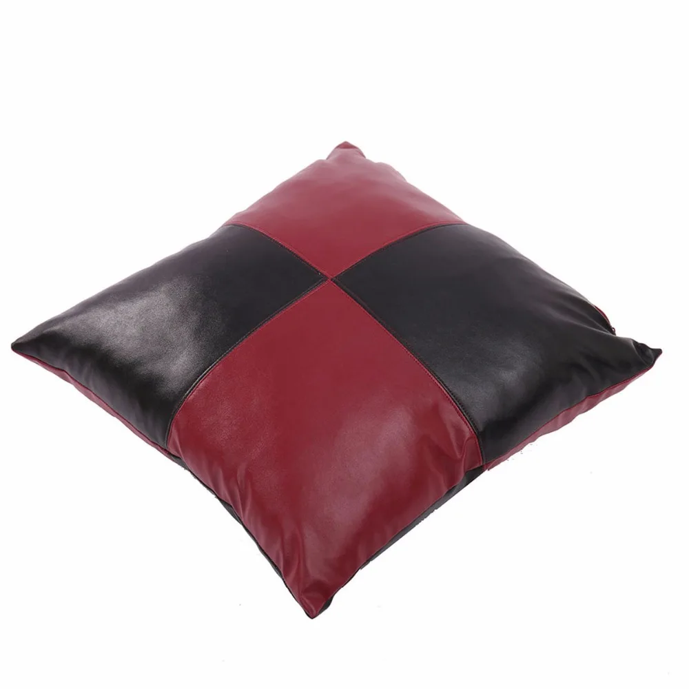 Цвета: черный красный лоскуты Мягкая металлические из полиуретановой кожи для