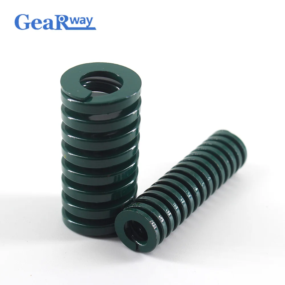 Зеленая компрессионная пружина Gearway, тяжелая нагрузка, пресс-форма TH27x60/27x6 5/27x7 0/27x9 5/27x100 мм, пресс-форма, сжатие-пружина