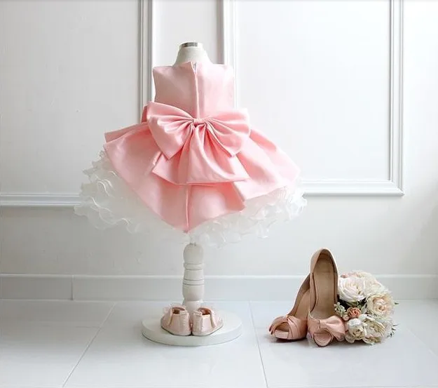 Vestido Платье для новорожденных торжественное платье девочек свадебных торжеств