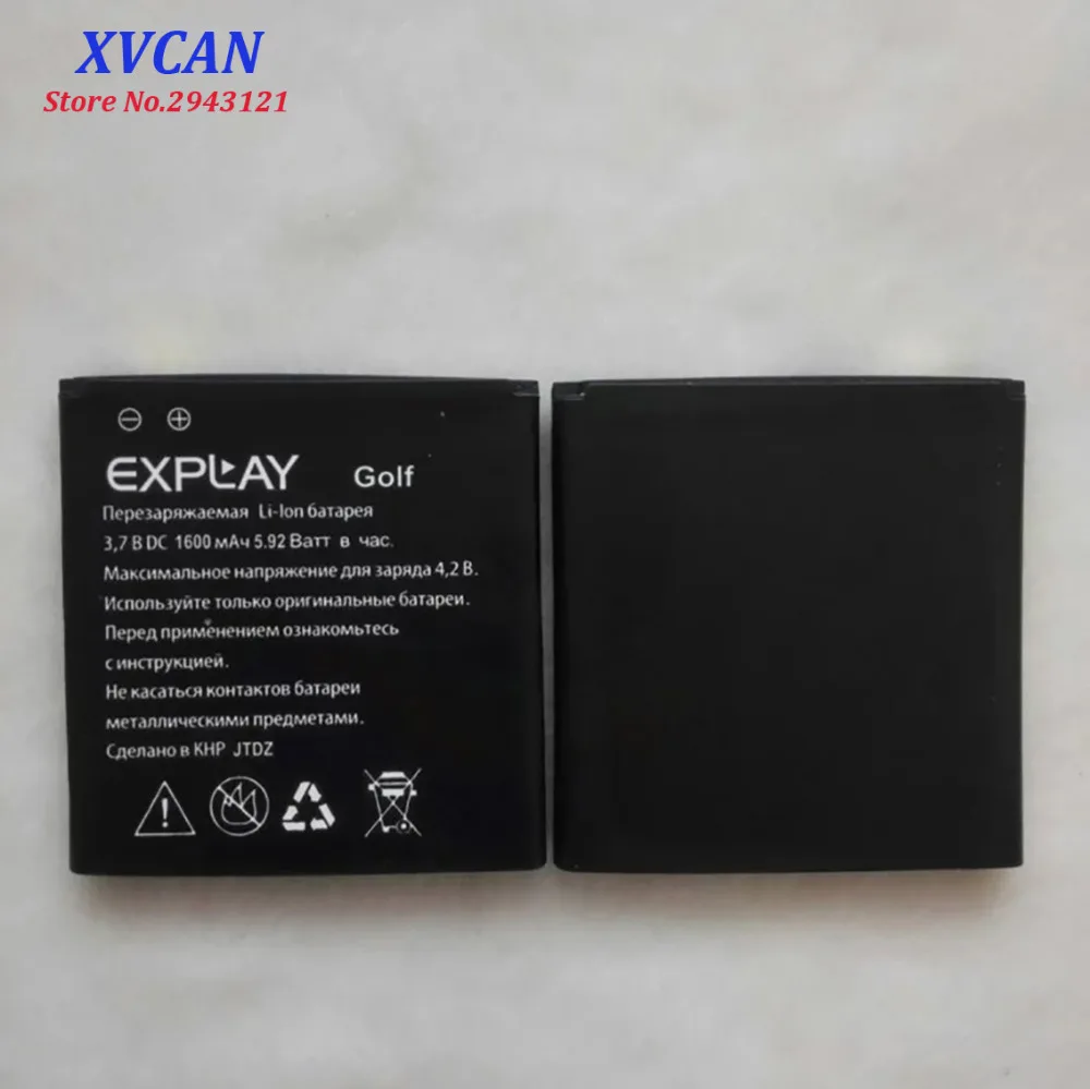 2019 новый высококачественный аккумулятор для Explay Golf 1600mAh Мобильный телефон Bateria