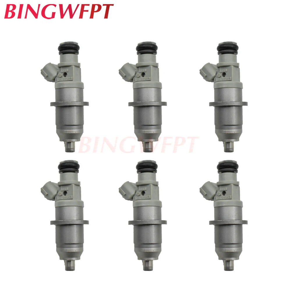 6 шт. Автозапчасти для Mitsubishi Топливные форсунки # E7T05074 DIM1070G|Топливный инжектор| |
