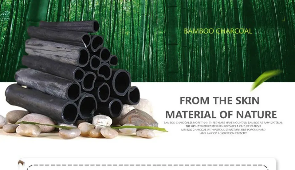 Ecophy Bamboo древесный уголь ручной работы мыло для отбеливания кожи средство для удаления черных точек лечение акне уход за лицом уход за волосами ванна уход за кожей