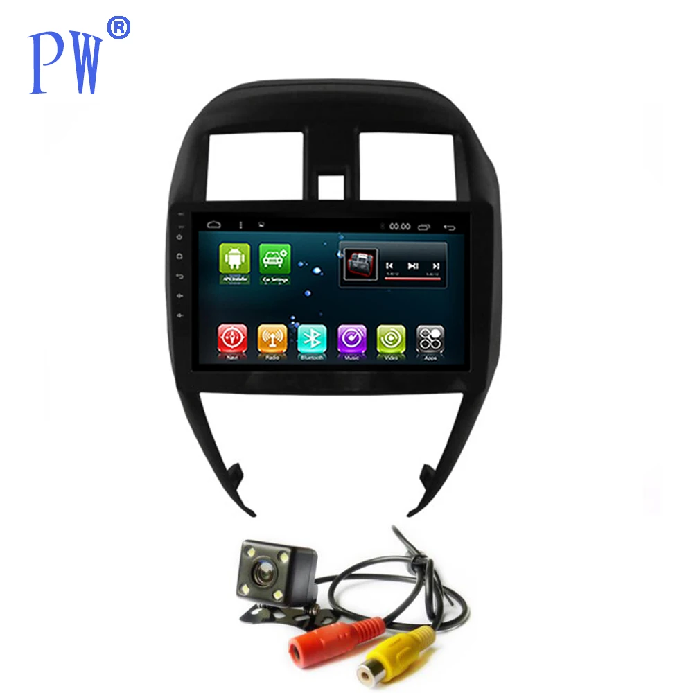 Android 7 1 Автомобильный GPS радио плеер Navi для Nissan Sunny 2014-2016 автомобильный аудио