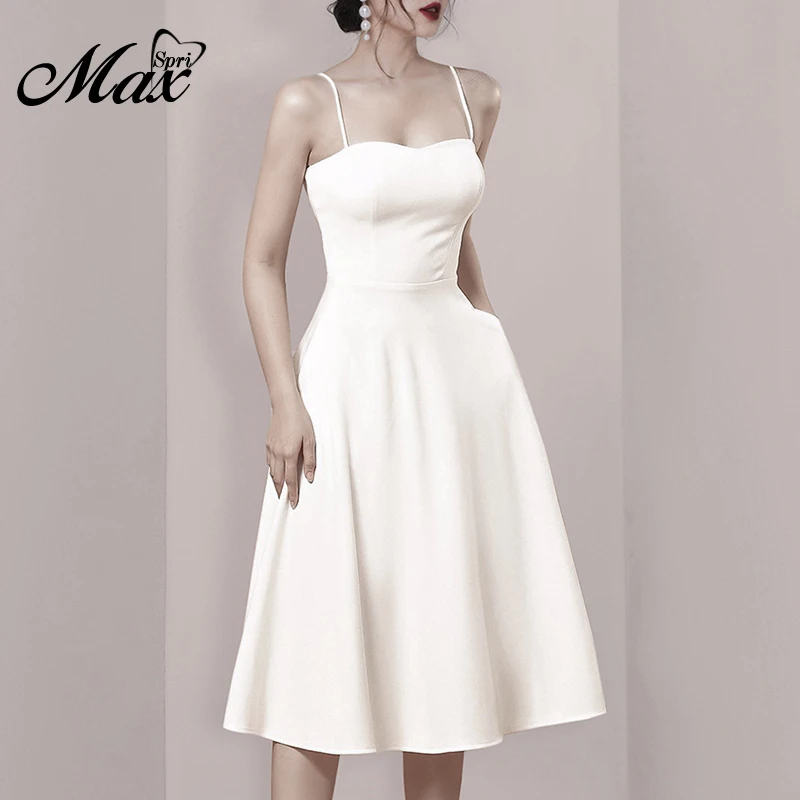 Женское вечернее платье-трапеция Max Spri повседневное облегающее платье на