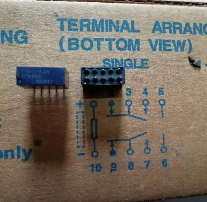 

Реле TN2-L-4.5V ATN216 TN2-L-4.5VDC 4,5 V 4.5VDC 10PIN