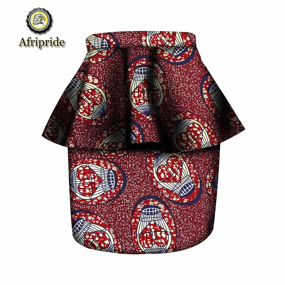 2019 Весенняя африканская повседневная юбка для женщин AFRIPRIDE dashiki bazin богатая