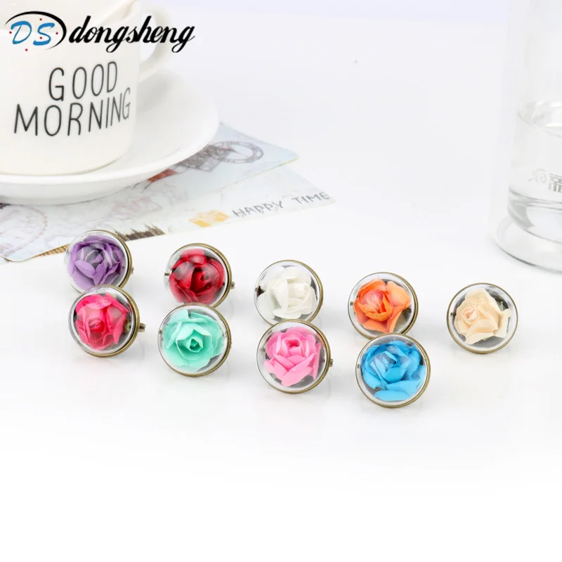 2017 Красота и кольцо зверь розовое Регулируемые кольца День Святого Валентина