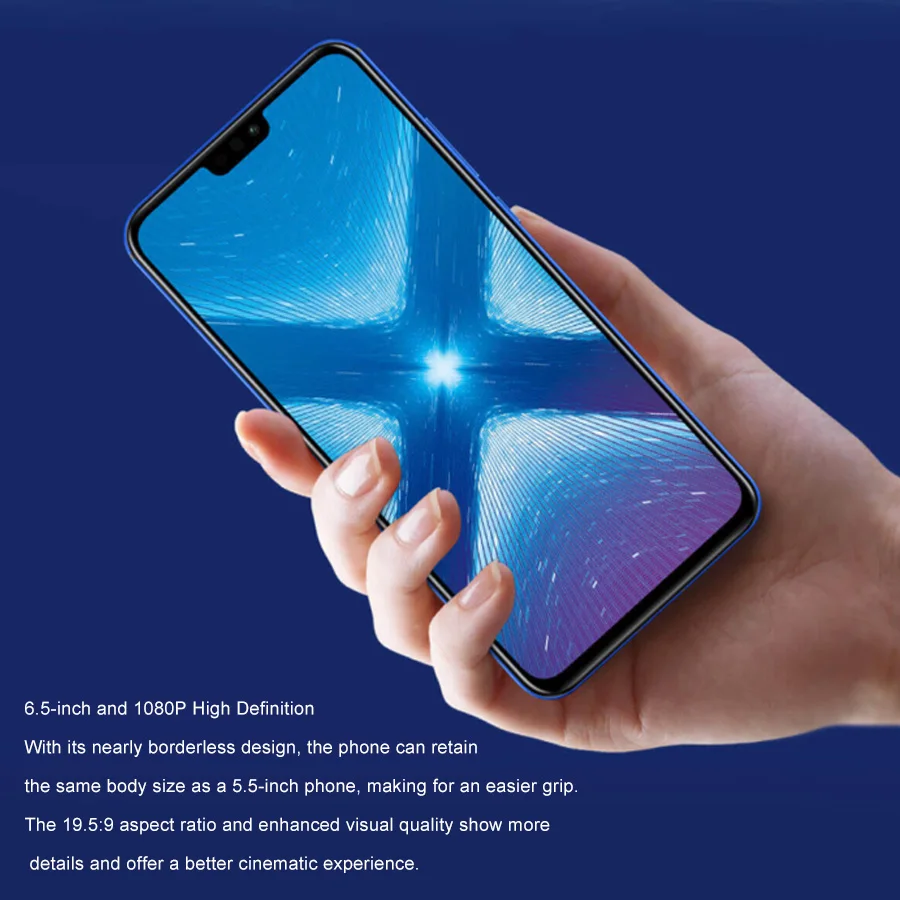 Глобальная прошивка honor 8X мобильный телефон 6 5 &quot4 Гб RAM 64 ROM Kirin 710 Восьмиядерный