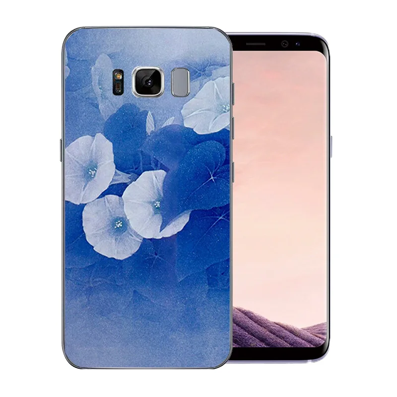 Чехол для телефона Samsung Galaxy S8 прозрачная Мягкая силиконовая задняя крышка G9500 G950