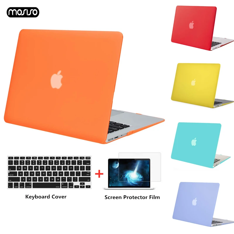 

MOSISO For New MacBook Pro Retina 13 Case 2018 with Touch Bar & Keyboard Cover Matte Laptop Case Cover for macbook A1706 A1708