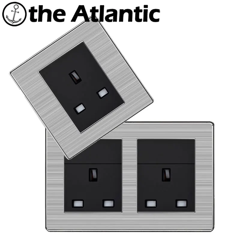 Atlantic двойной 13a Великобритания Стандартный выход роскошный стены Мощность