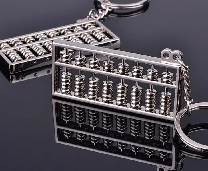 Оптовая продажа 10 шт./лот креативная подсчет рамка abaci Модель брелок кольцо