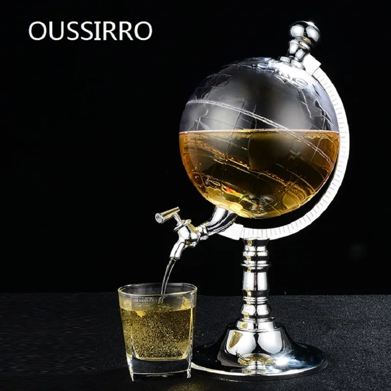 OUSSIRRO креативный Диспенсер в форме глобуса для хранения уникальный дизайн паба