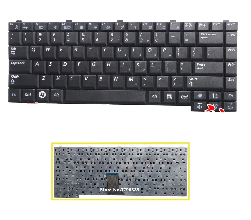 Клавиатура SSEA для ноутбука SAMSUNG R410 R403 R408 R450 R453 R458 R460|laptop keyboard samsung|samsung laptop keyboardlaptop |