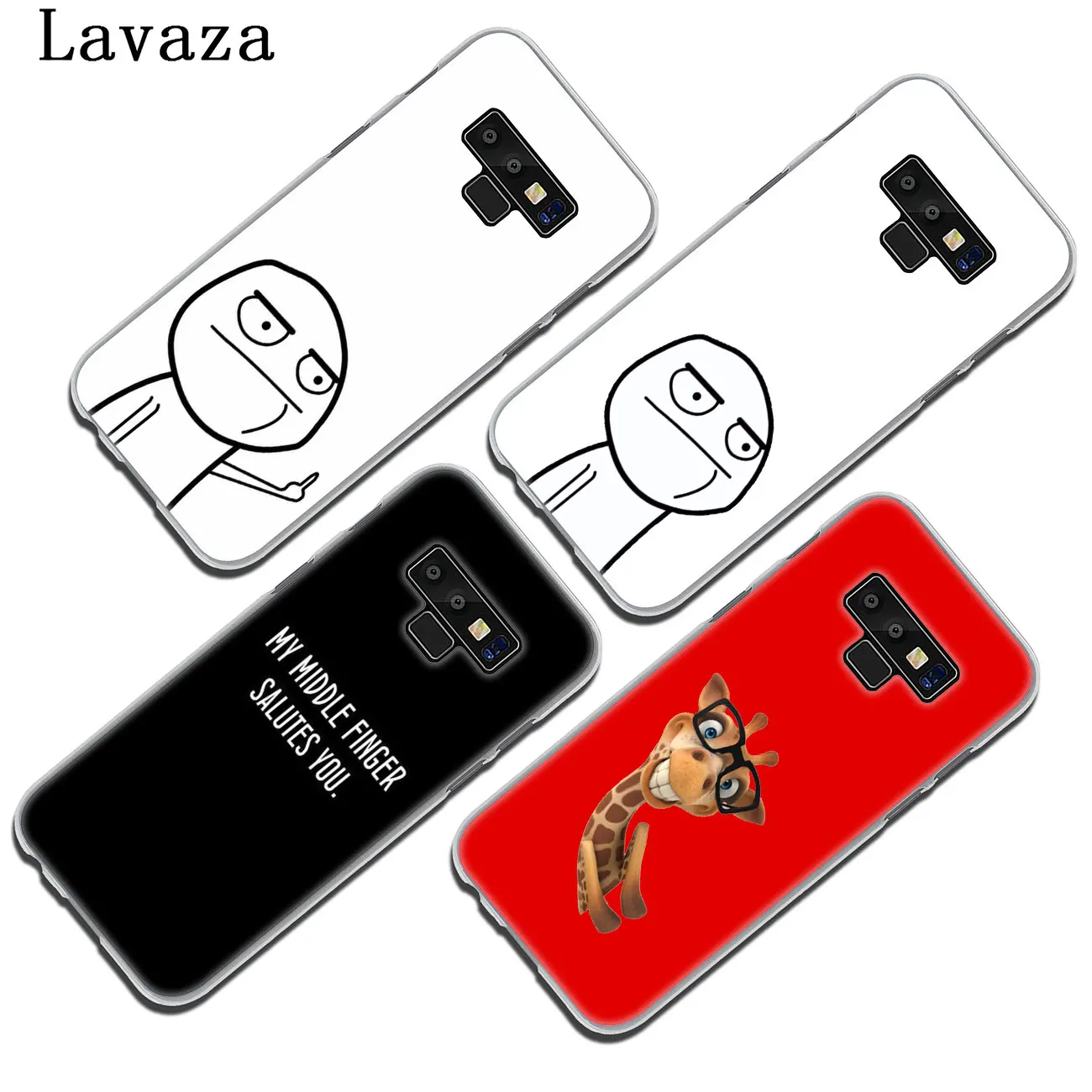 meme face Middle Finger Funny Cartoon Lovers Case for Samsung Galaxy Note 10 9 8 A9 A8 A7 A6 Plus 2018 A5 A3 2015 2016 2017 A2 | Мобильные