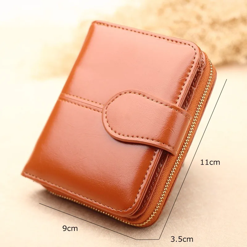 Multifuncation кошелек для женщин маленькие твердые Женский на молнии брендовые