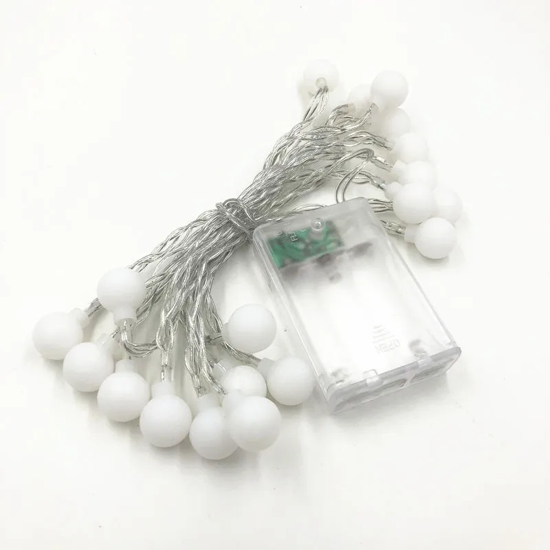 

Luminaria 1.5m 3m 20 led Cherry Balls Fairy String Lights Battery Operated Wedding Christmas Outdoor Patio Garland Decoration