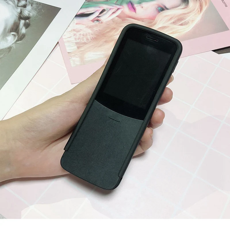 Чехол для Nokia 8110 матовый Мягкий Силиконовый ТПУ чехол чехлы телефонов с рисунком