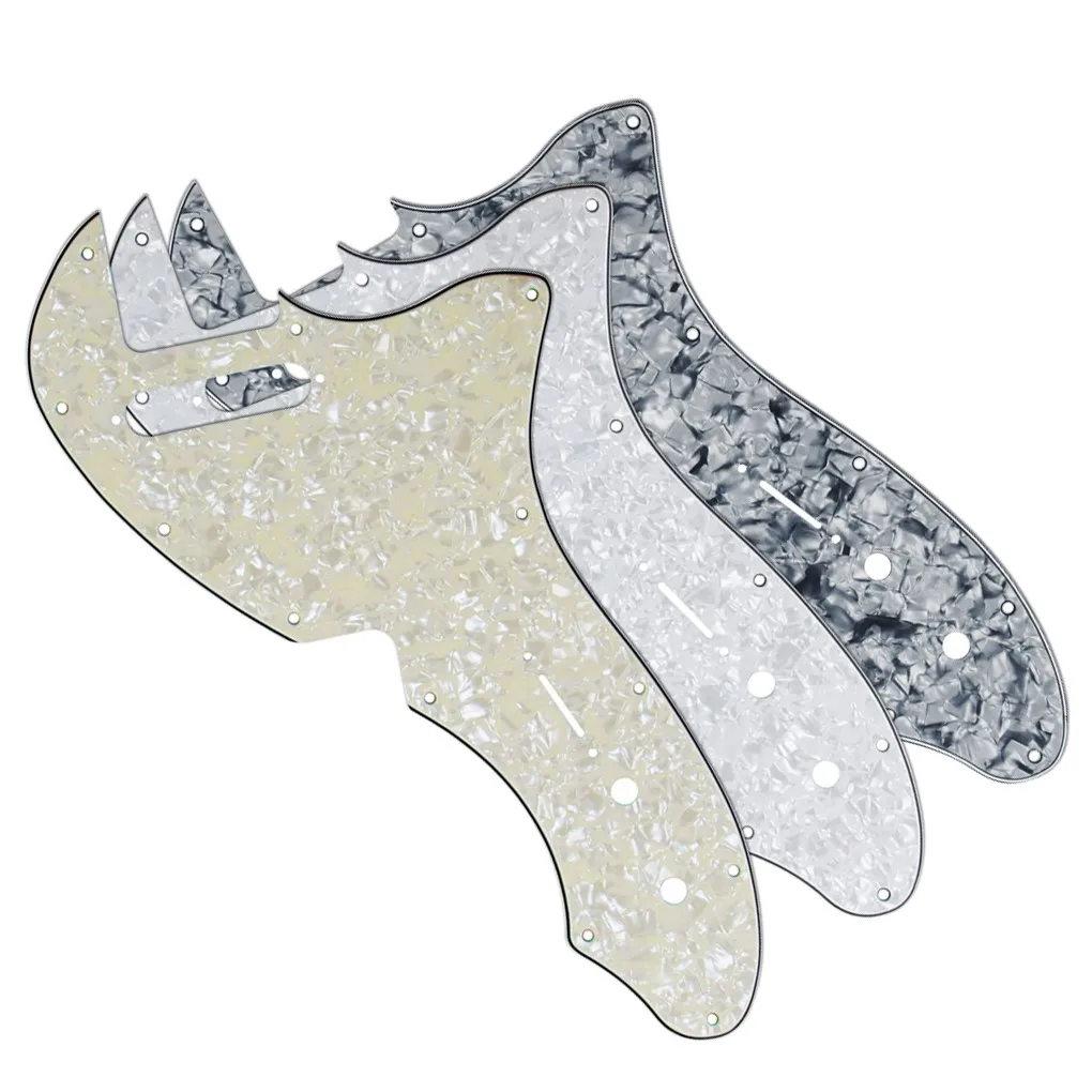 3 шт Многоцветный 4Ply Tele RI Style Pickguard 12 отверстий Thinline 69 гитарные накладки|guitar