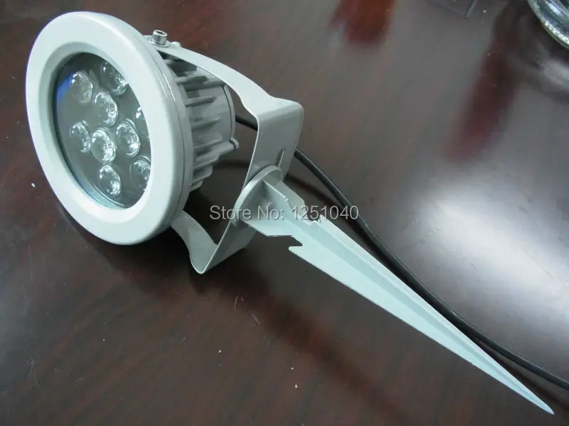 

DC 12V 24V 9W Single color LED Garden Spotlight Red Green Blue Yellow White LED Flood Light IP65 Outdoor LED Lawn Lights CE RoHS