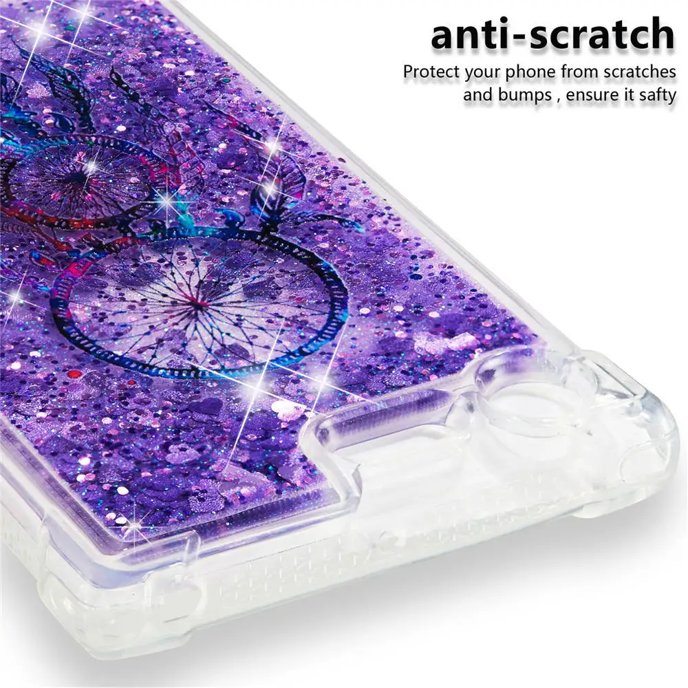 Case On For Sony Xperia XZ Premium SO-04J G8141 G8142 Glitter Quicksands Diamond Stars Covers Dual SIM Cases Shine Full Housing |