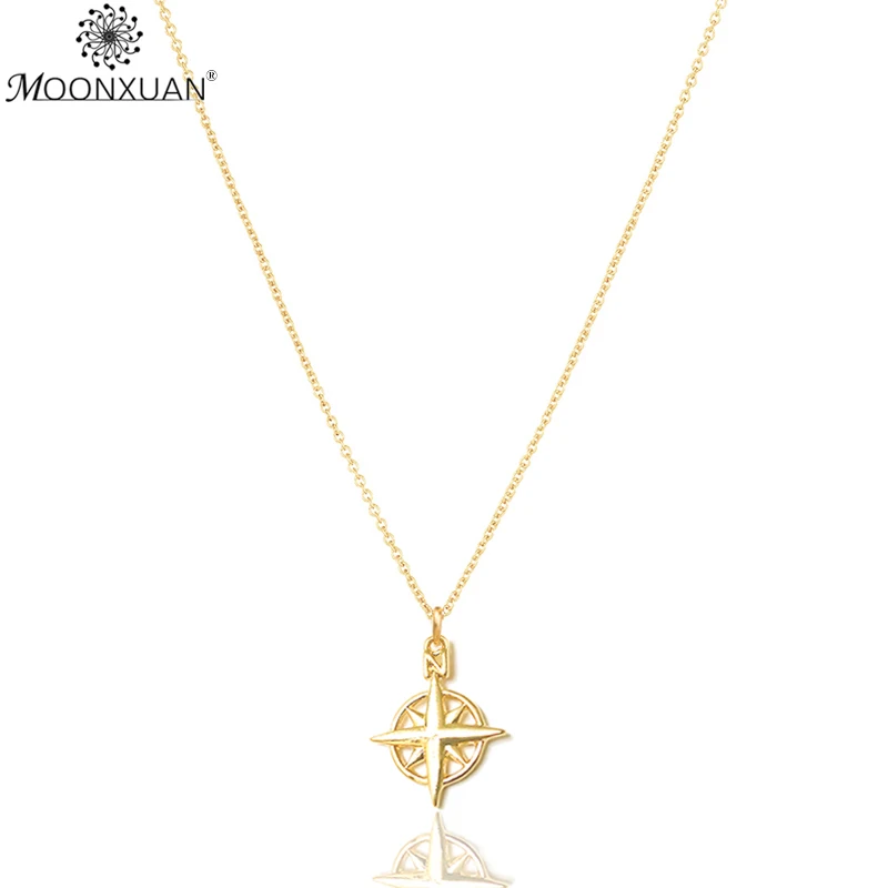 Polaris компас колье Цепочки и ожерелья Для женщин Jewelry Kolye Геометрическая себе s