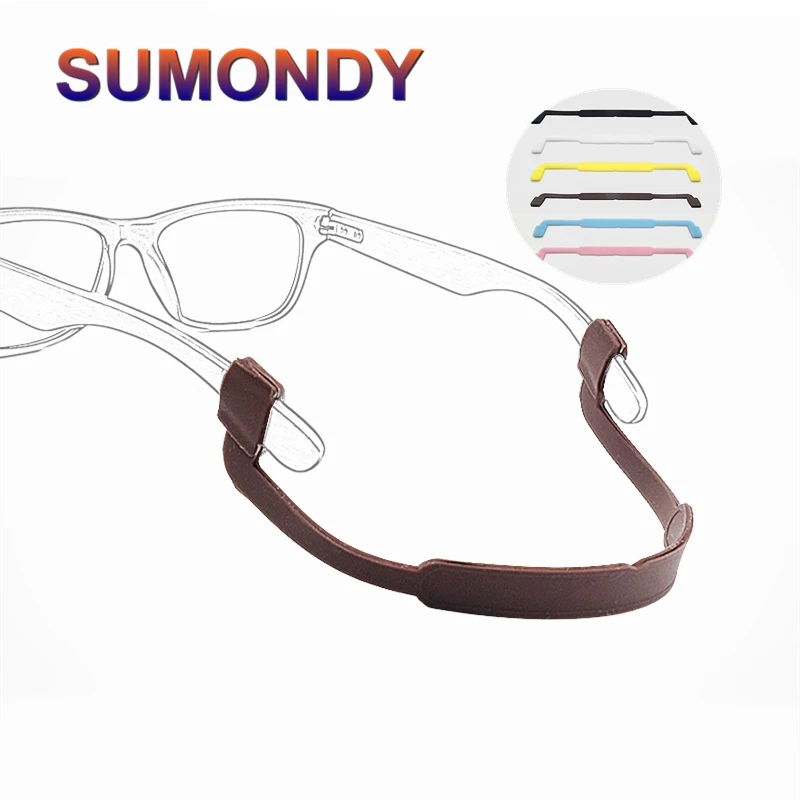 ПРОВОДКА ДЛЯ ОЧКОВ ИЗ ГИБКОГО СИЛИКОНА SUMONDY, КАЧЕСТВЕННАЯ И АНТИСКИДНАЯ, ДЛЯ ЗАЩИТЫ ОЧКОВ ОТ ПАДЕНИЙ, МОДЕЛЬ G115