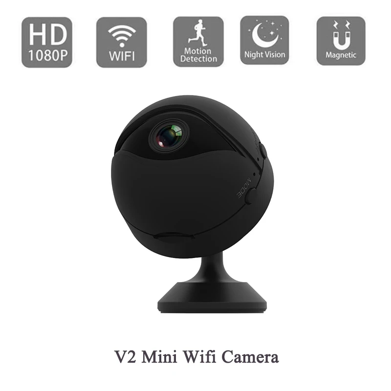Мини камера V2 Wi Fi 1080P HD потайная датчик движения сигнализация инфракрасное ночное
