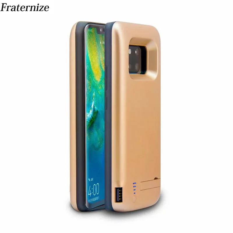 Чехол с зарядным устройством для Huawei Mate 20 Pro мягкий силиконовый чехол рамкой