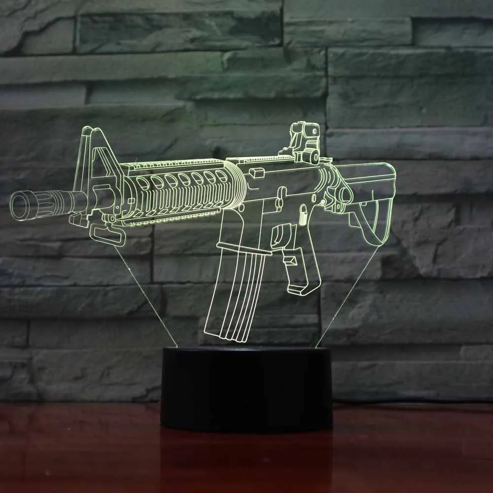 Фантастическая 3D визуальная настольная лампа Художественная Скульптура