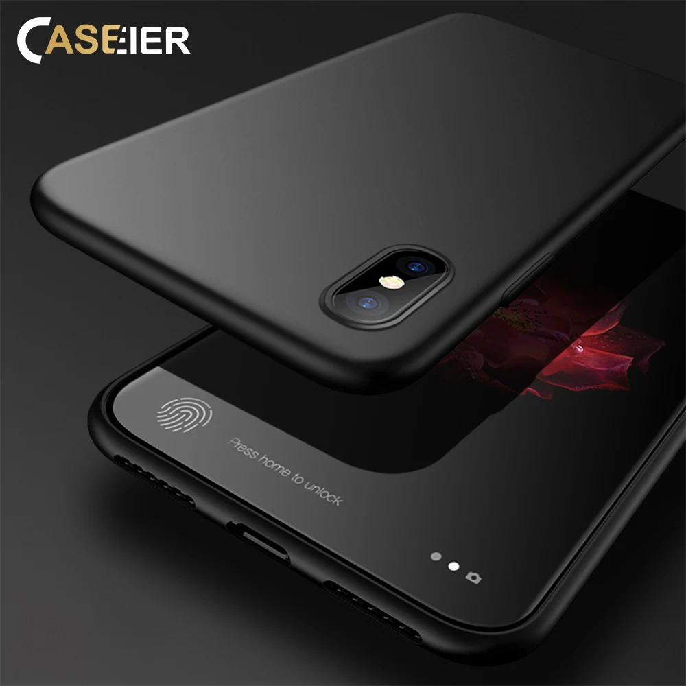 Мягкий чехол CASEIER для iPhone X ультра тонкий из ТПУ 6 6s 7 8 Plus 5 5S SE телефона Capa Capinha |