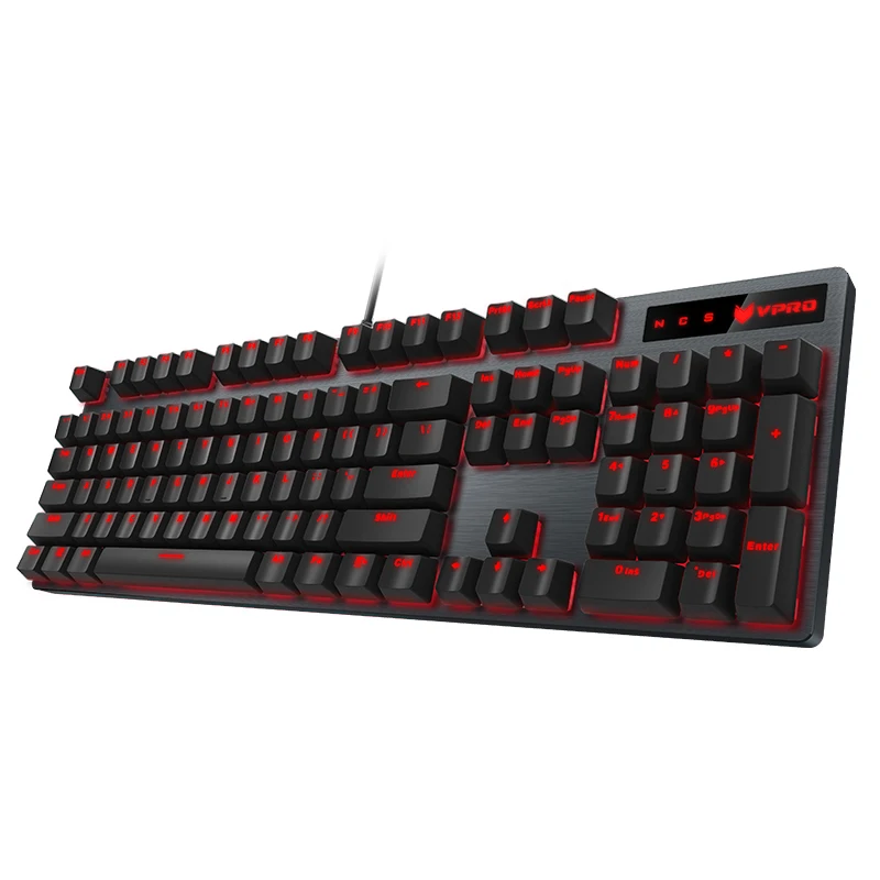Игровая механическая клавиатура Rapoo V580 с 104 клавишами двойной цветной впрыск