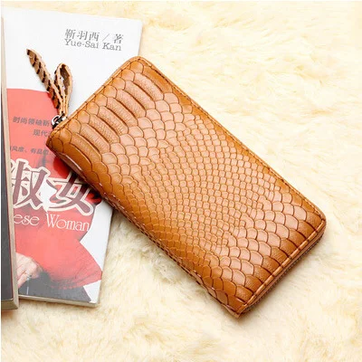 Новые модные женские кошельки кредитница змеиная кожа сумочки из искусственной