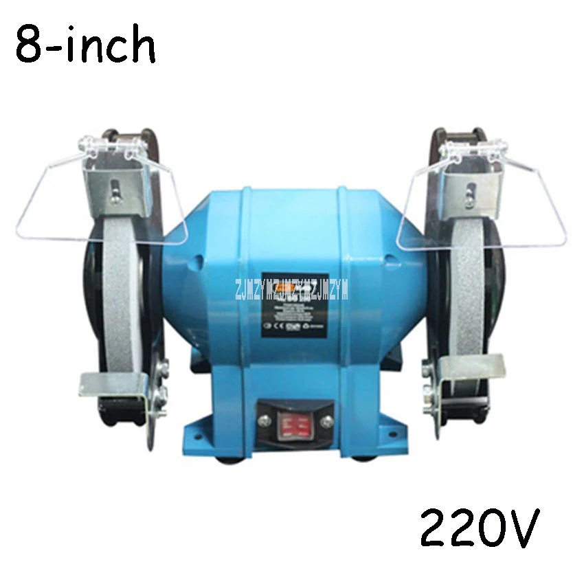 Черный MD3212-1 8-дюймовая многофункциональная настольная шлифовальная машина, роторная шлифовальная машина, шлифовальная машина 2956 об/мин, Настольная шлифовальная машина 220 В/380 В - Цвет: Черный