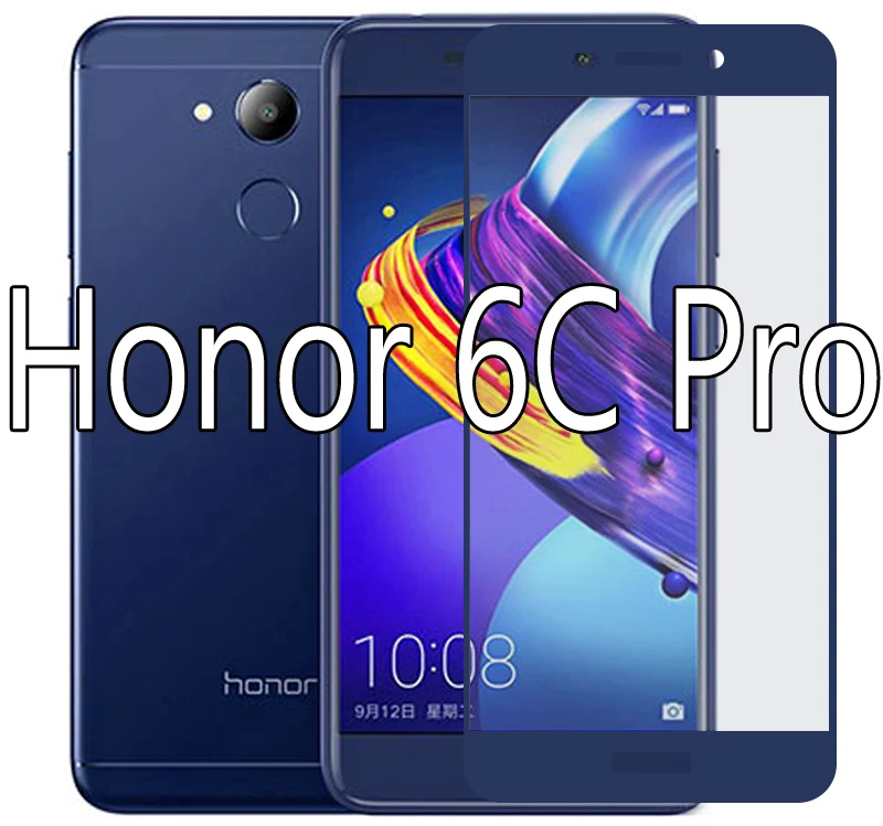 Tempered Glass For Huawei Honor 6C Pro Screen Protector Full Protective Film JMM- L22 AL00 AL10 Display Cover | Мобильные телефоны